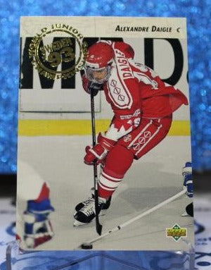 ALEXANDRE DAIGLE # 587 UPPER DECK 1992-93 OTTAWA SENATORS NHL HOCKEY TRADING CARD