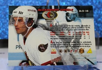 ALEXANDRE DAIGLE # McD-38 PINNACLE 1995-96 OTTAWA SENATORS NHL HOCKEY TRADING CARD