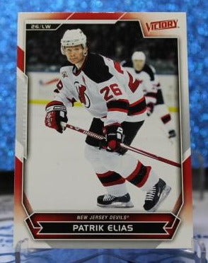 PATRIK ELIAS # 7 UPPER DECK 2007-08 NEW JERSEY DEVILS  NHL HOCKEY TRADING CARD