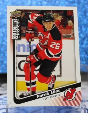 PATRIK ELIAS # 145 UPPER DECK 2009-10 NEW JERSEY DEVILS  NHL HOCKEY TRADING CARD