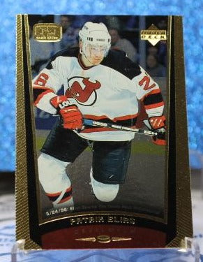 PATRIK ELIAS # 119 GOLD UPPER DECK 1998-99 NEW JERSEY DEVILS  NHL HOCKEY TRADING CARD