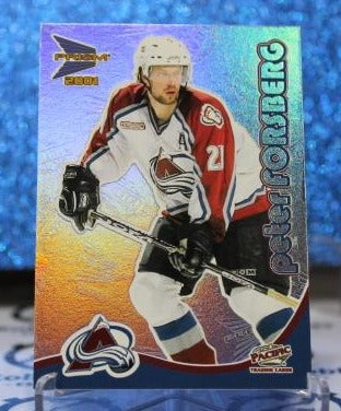 PETER FORSBERG # 8 McDONALD'S PACIFIC 2000-01 COLORADO AVALANCHE NHL HOCKEY TRADING CARD