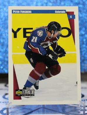 PETER FORSBERG # 54 UPPER DECK 1997-98 COLORADO AVALANCHE NHL HOCKEY TRADING CARD