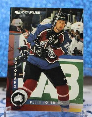 PETER FORSBERG # 1 DONRUSS 1996-97 COLORADO AVALANCHE NHL HOCKEY TRADING CARD