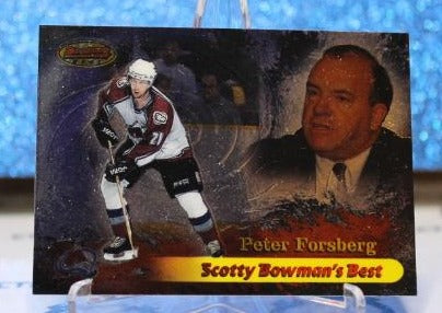 PETER FORSBERG # SB8 UPPER DECK 1998-99 COLORADO AVALANCHE NHL HOCKEY TRADING CARD