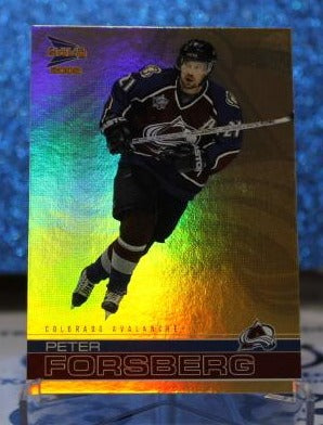 PETER FORSBERG # 5 McDONALD'S PACIFIC 2001-02 COLORADO AVALANCHE NHL HOCKEY TRADING CARD