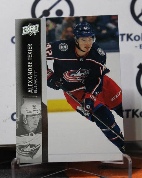 2021-22 UPPER DECK  ALEXANDRE TEXIER # 306   COLUMBUS BLUE JACKETS NHL HOCKEY TRADING CARD