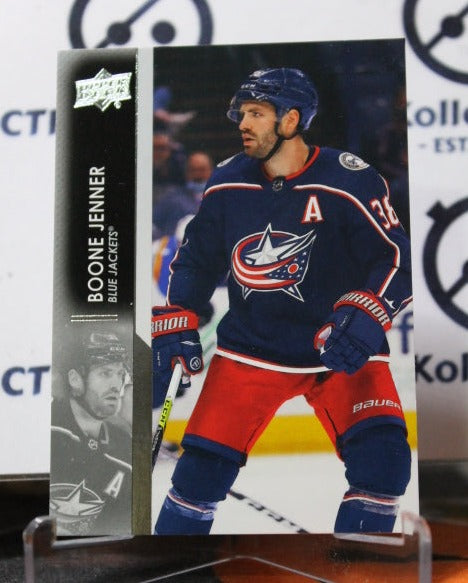 2021-22 UPPER DECK  BOONE JENNER # 303   COLUMBUS BLUE JACKETS NHL HOCKEY TRADING CARD
