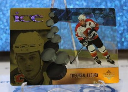 THEOREN FLEURY # McD-2 UPPER DECK McDONALD'S ICE 1998-99 CALGARY FLAMES NHL HOCKEY TRADING CARD