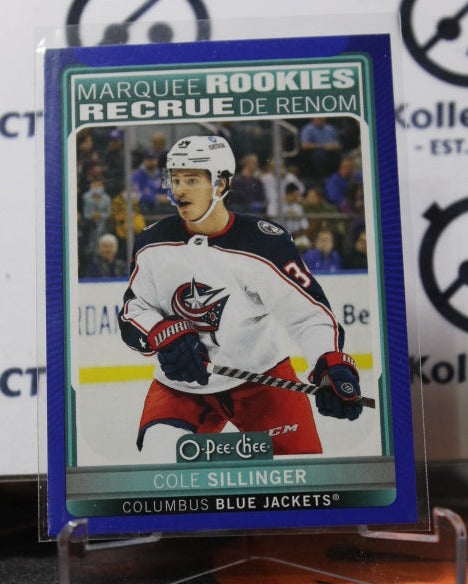2021-22  O-PEE CHEE COLE SILLINGER # 616 MARQUEE ROOKIE COLUMBUS BLUE JACKETS NHL HOCKEY TRADING CARD