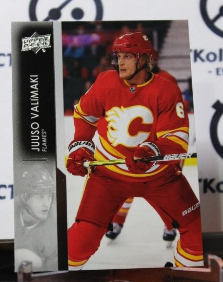 2021-22 UPPER DECK JUUSO VALIMAKI # 281 HOCKEY NHL CALGARY FLAMES  CARD