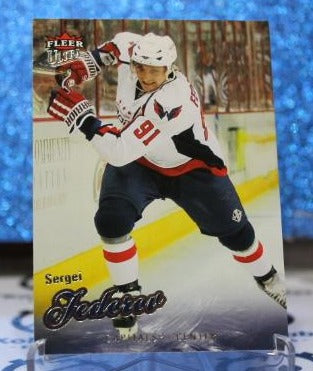 SERGEI FEDOROV # 99 FLEER ULTRA 2008-09 WASHINGTON CAPITALS NHL HOCKEY TRADING CARD