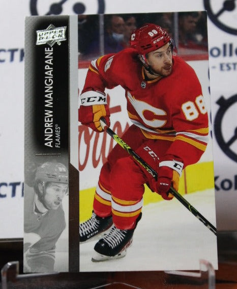 2021-22 UPPER DECK ANDREW MANGIAPANE # 278 HOCKEY NHL CALGARY FLAMES  CARD