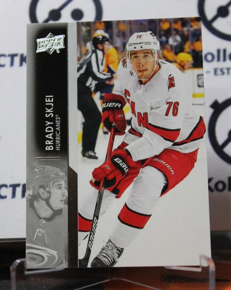 2021-22 UPPER DECK BRADY SKJEI # 285 CAROLINA HURRICANES NHL HOCKEY TRADING CARD