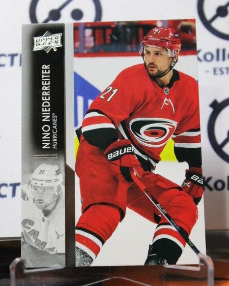 2021-22 UPPER DECK  NINO NIEDERREITER # 284 CAROLINA HURRICANES NHL HOCKEY TRADING CARD