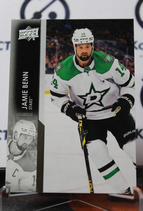 2021-22 UPPER DECK JAMIE BENN # 307  DALLAS STARS NHL HOCKEY TRADING CARD