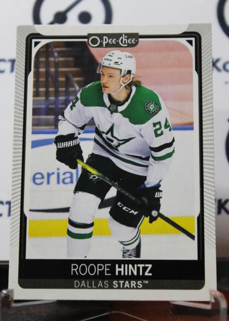 2021-22 O-PEE-CHEE ROOPE HINTZ # 112  DALLAS STARS NHL HOCKEY TRADING CARD