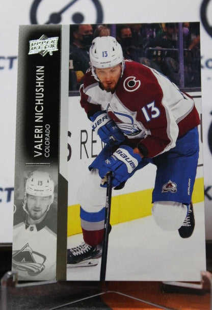 2021-22 UPPER DECK VALERI NICHUSHKIN # 299 COLORADO AVALANCHE  NHL HOCKEY TRADING CARD