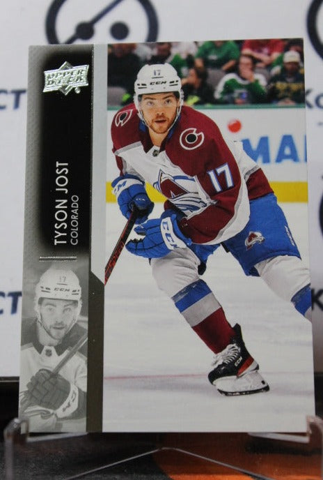 2021-22 UPPER DECK TYSON JOST # 297 COLORADO AVALANCHE  NHL HOCKEY TRADING CARD