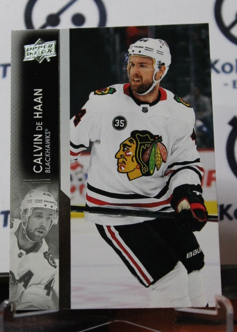 2021-22 UPPER DECK CALVIN DE HAAN # 290 CHICAGO BLACKHAWKS NHL HOCKEY TRADING CARD