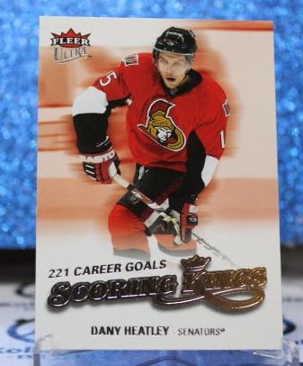 DANY HEATLEY # SK18 SCORING KINGS FLEER ULTRA 2008-09 OTTAWA SENATORS NHL HOCKEY TRADING CARD