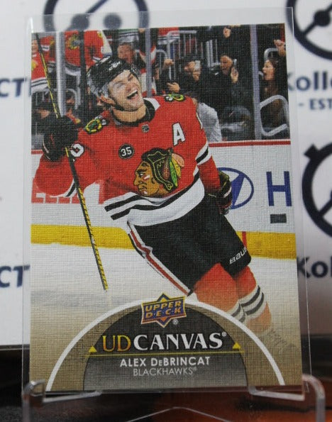 2021-22 UPPER DECK ALEX DEBRINCAT # C137 UD CANVAS CHICAGO BLACKHAWKS NHL HOCKEY TRADING CARD