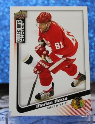 MARIAN HOSSA # 183 UPPER DECK 2009-10 RED WINGS/CHICAGO BLACKHAWKS NHL HOCKEY TRADING CARD