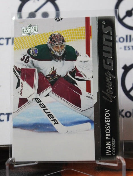 2021-22 UPPER DECK IVAN PROSVETOV  # 484 YOUNG GUNS ARIZONA COYOTES NHL HOCKEY CARD