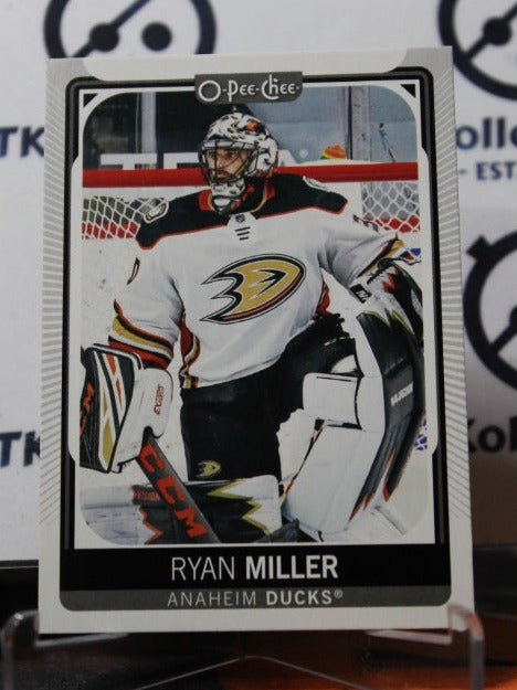 2021-22 O-PEE-CHEE RYAN MILLER # 175 ANAHEIM DUCKS NHL HOCKEY CARD