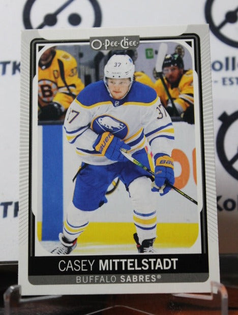 2021-22 O-PEE CHEE CASEY MITTELSTADT # 465  BUFFALO SABRES NHL HOCKEY TRADING CARD