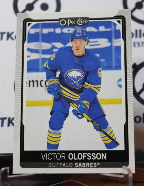 2021-22 O-PEE CHEE VICTOR OLOFSSON # 217  BUFFALO SABRES NHL HOCKEY TRADING CARD