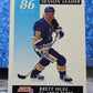 BRETT HULL # 404 USA SCORE 1991-92  ST. LOUIS BLUES NHL HOCKEY TRADING CARD