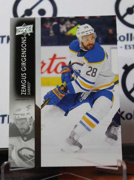 2021-22 UPPER DECK ZEMGUS GIRGENSONS # 269  BUFFALO SABRES NHL HOCKEY TRADING CARD