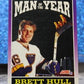 BRETT HULL # 371 USA SCORE 1991-92  ST. LOUIS BLUES NHL HOCKEY TRADING CARD