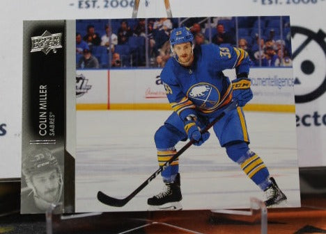 2021-22 UPPER DECK COLIN MILLER # 271  BUFFALO SABRES NHL HOCKEY TRADING CARD