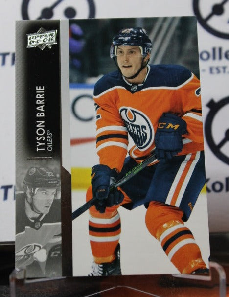 2021-22 UPPER DECK TYSON BARRIE # 320  EDMONTON OILERS HOCKEY CARD