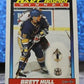 BRETT HULL # 516 O-PEE CHEE 1991-92 ST. LOUIS BLUES NHL HOCKEY TRADING CARD