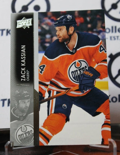 2021-22 UPPER DECK ZACK KASSIAN # 322  EDMONTON OILERS HOCKEY CARD