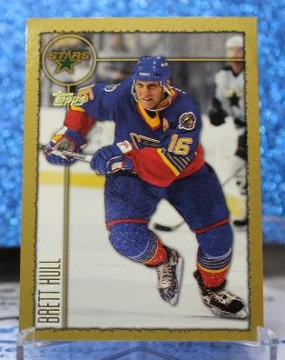 BRETT HULL # 30 TOPPS 1998-99 ST. LOUIS BLUES NHL HOCKEY TRADING CARD