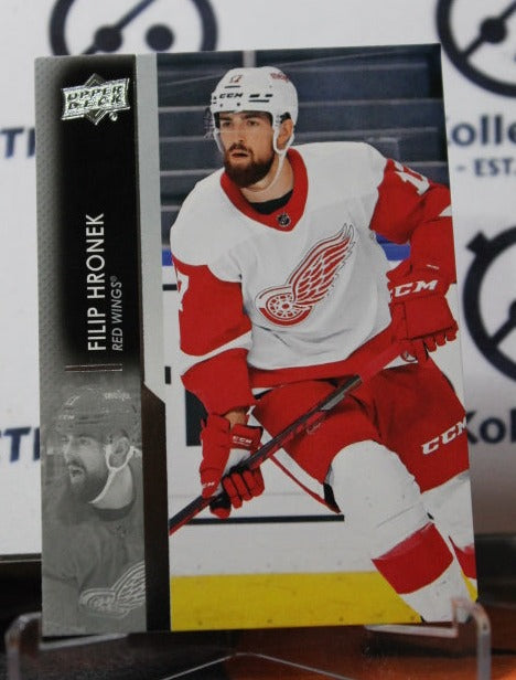 2021-22 UPPER DECK FILIP HRONEK # 316 DETROIT RED WINGS NHL HOCKEY TRADING CARD