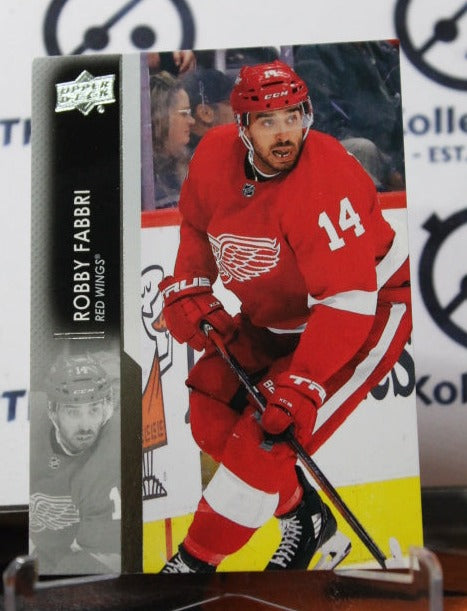 2021-22 UPPER DECK ROBBY FABBRI # 314 DETROIT RED WINGS NHL HOCKEY TRADING CARD