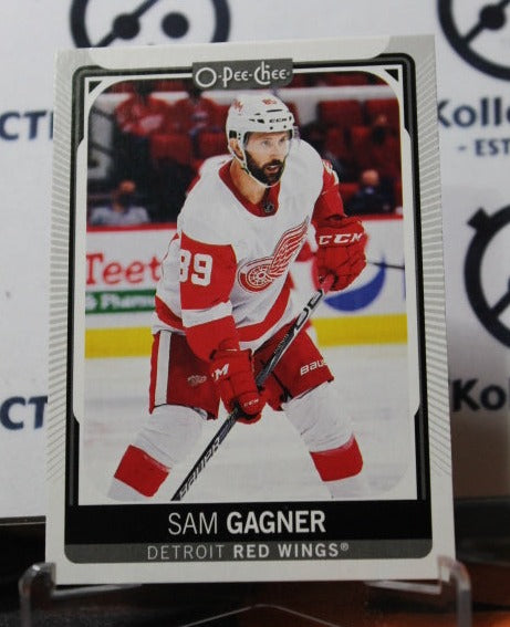 2021-22  O-PEE-CHEE SAM GAGNER # 325 DETROIT RED WINGS NHL HOCKEY TRADING CARD