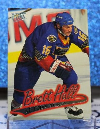 BRETT HULL # 146 FLEER ULTRA 1996-97 ST. LOUIS BLUES NHL HOCKEY TRADING CARD