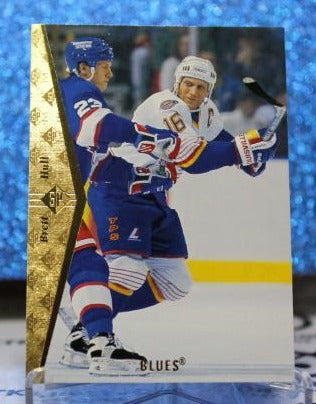 BRETT HULL # 100 SP UPPER DECK 1994-95 ST. LOUIS BLUES NHL HOCKEY TRADING CARD