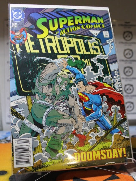 SUPERMAN IN ACTION COMICS # 684 DOOMSDAY DC RETAIL EDITION COMIC BOOK 1992