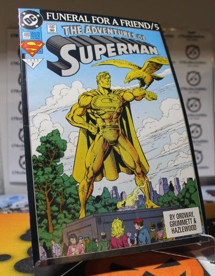 THE ADVENTURES OF SUPERMAN  # 499  DC FUNERAL FOR A FRIEND / 5 COMIC BOOK 1993