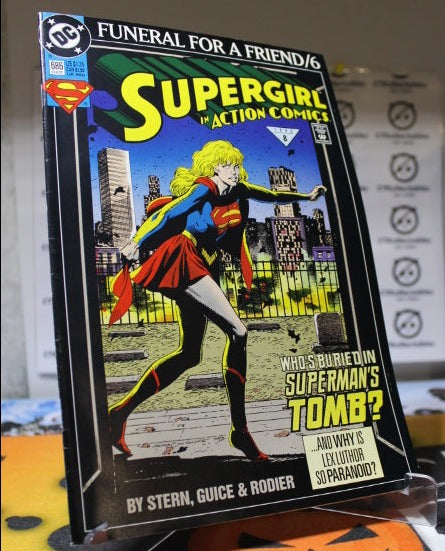 SUPERGIRL IN ACTION COMICS  # 686  DC FUNERAL FOR A FRIEND / 6  COMIC BOOK 1993