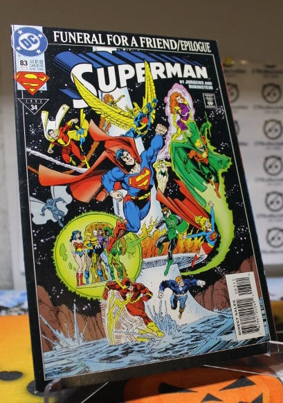 SUPERMAN # 83  DC FUNERAL FOR A FRIEND / EPILOGUE COMIC BOOK 1993