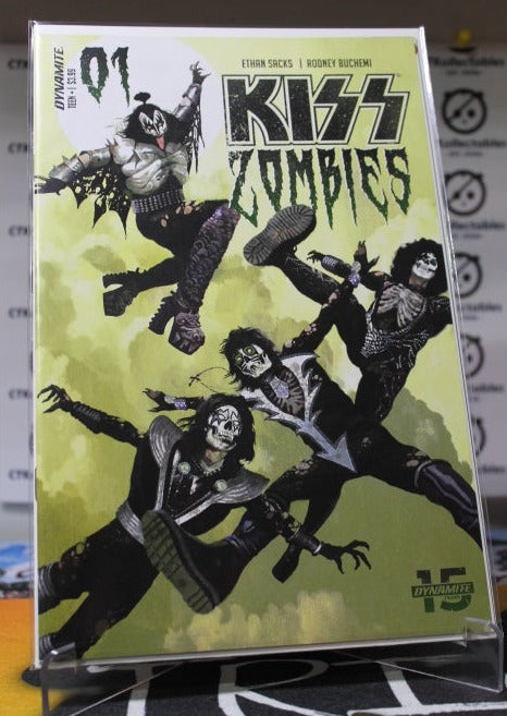 KISS ZOMBIES # 1 VARIANT A COVER NM DYNAMITE COMICS  2019