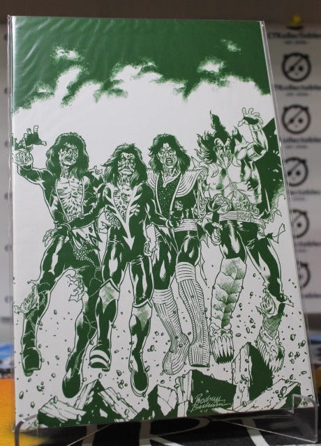 KISS ZOMBIES # 01 VARIANT DESTROYER B&W VIRGIN TINT  COVER DYNAMITE COMICS NM 2019